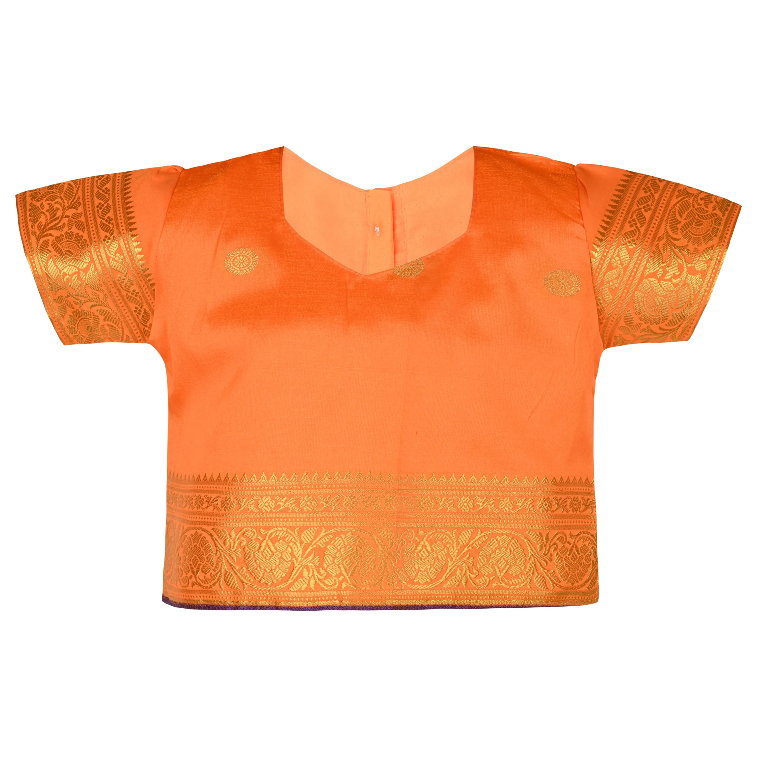 Girls Woven Design Skirt Ethnic Set
