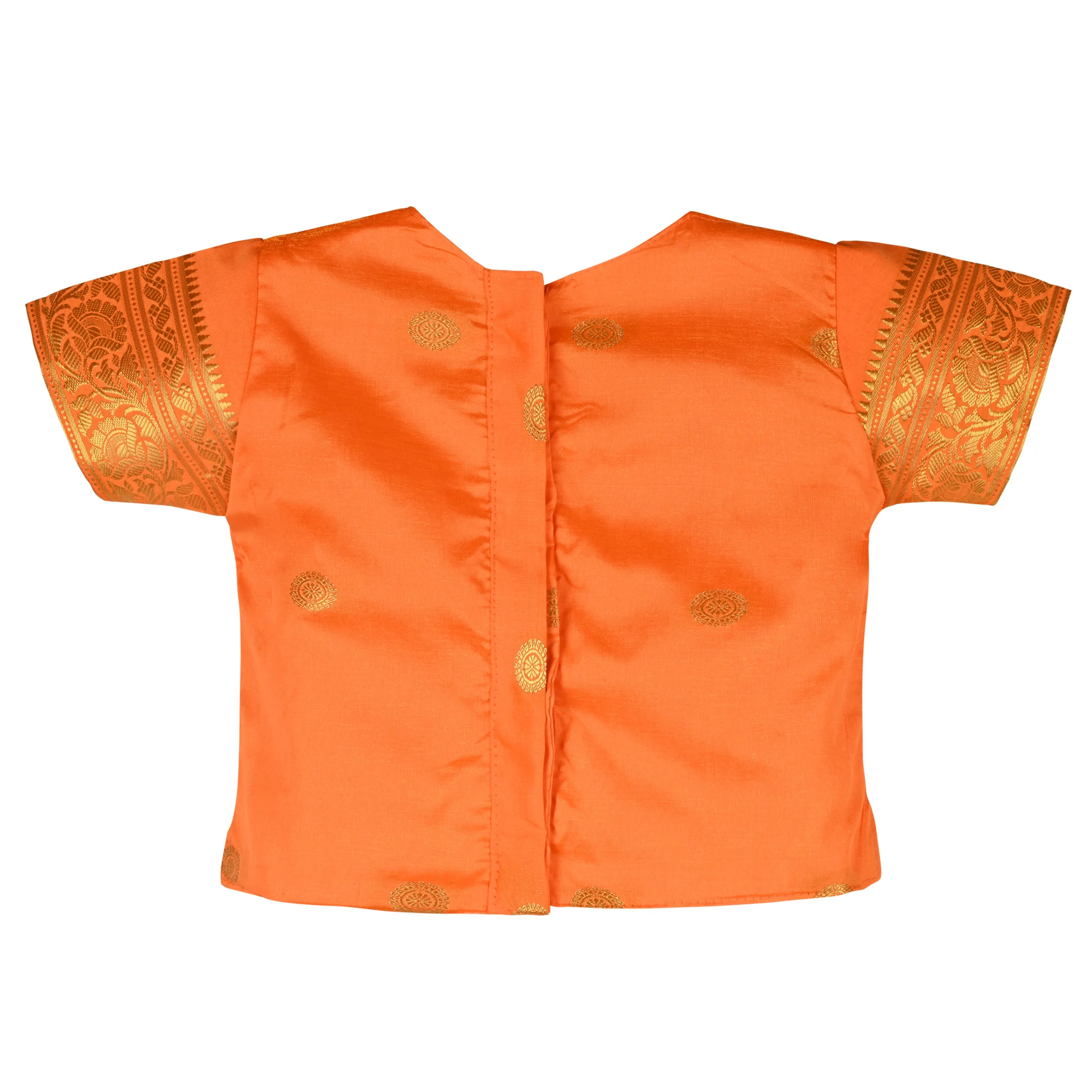 Girls Woven Design Skirt Ethnic Set