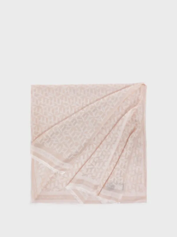 Glitter Monogram Scarf