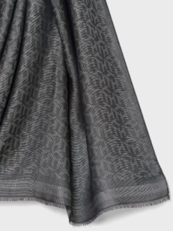 Glitter Monogram Scarf