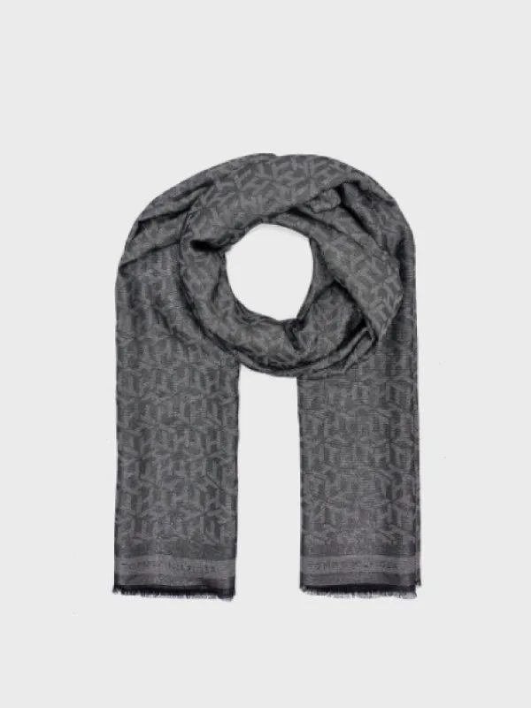 Glitter Monogram Scarf