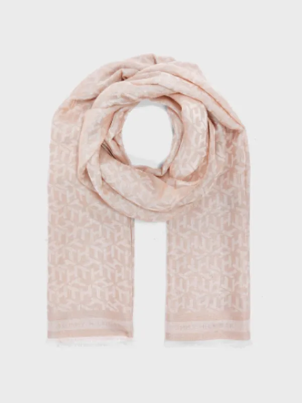 Glitter Monogram Scarf