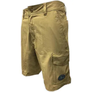 Go Barefoot Men's Cargo Shorts- Khaki