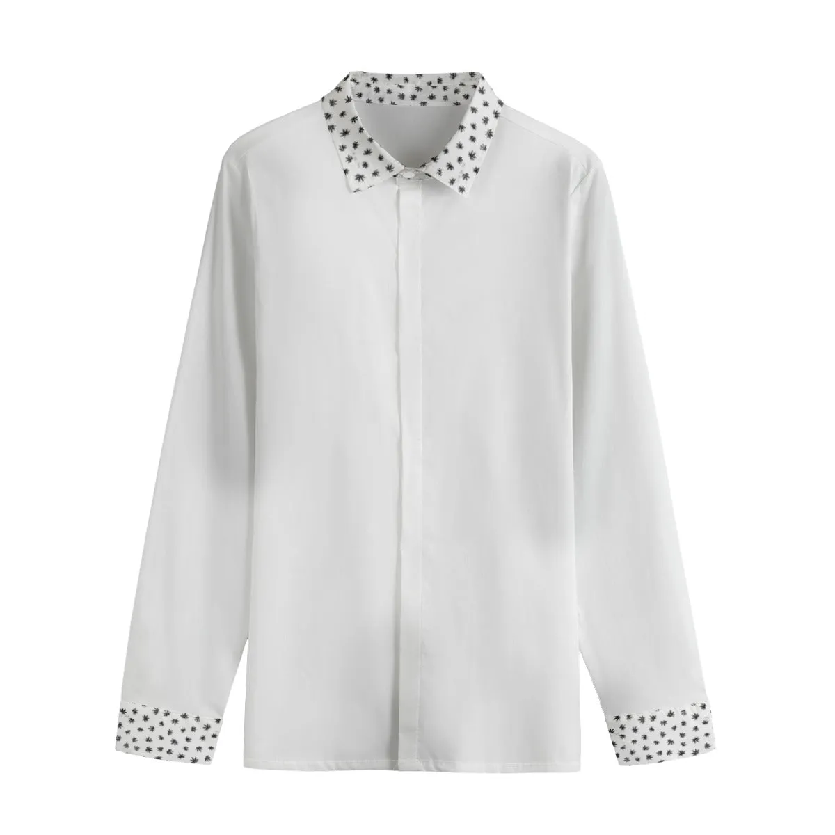 Good Vibes Men's Lapel Collar Shirt