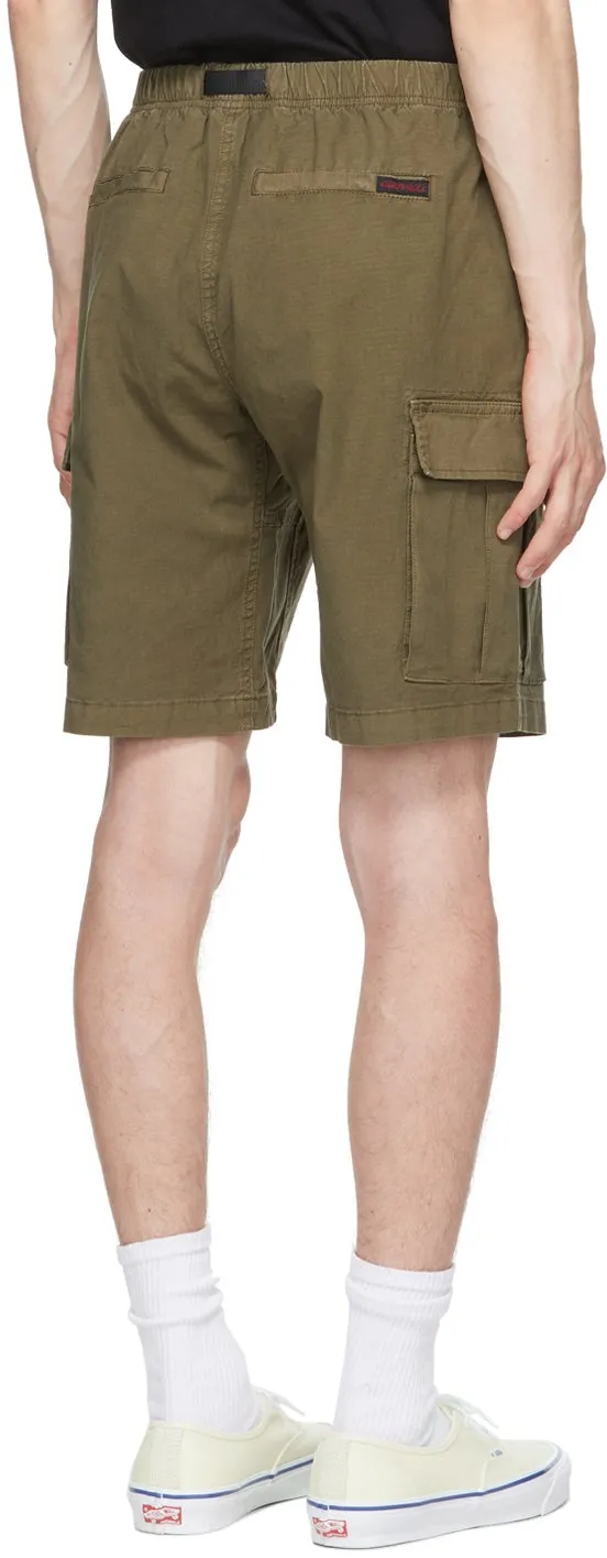 Gramicci Green Ripstop Cargo Shorts