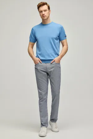 Gray Linen Leon Men's Trousers