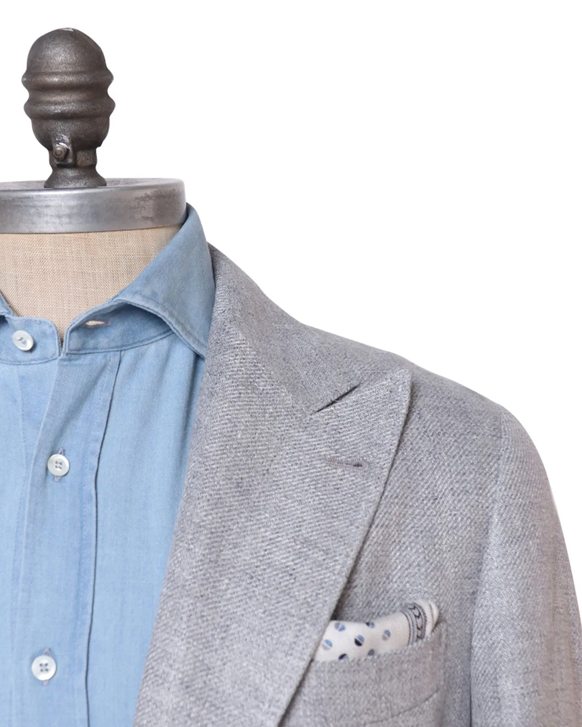 Grey Linen Blend Sportcoat