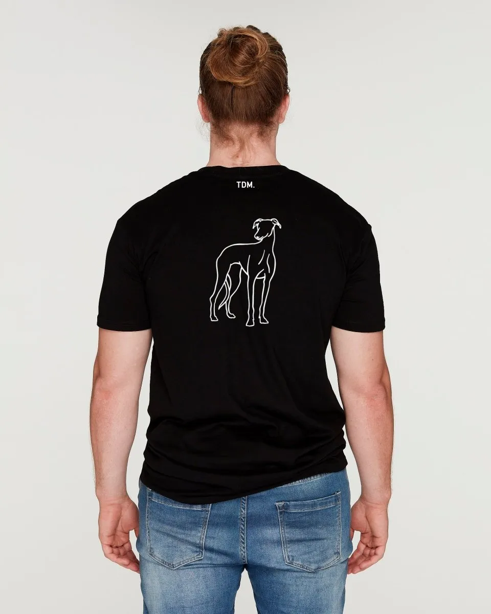 Greyhound Dad Illustration: T-Shirt