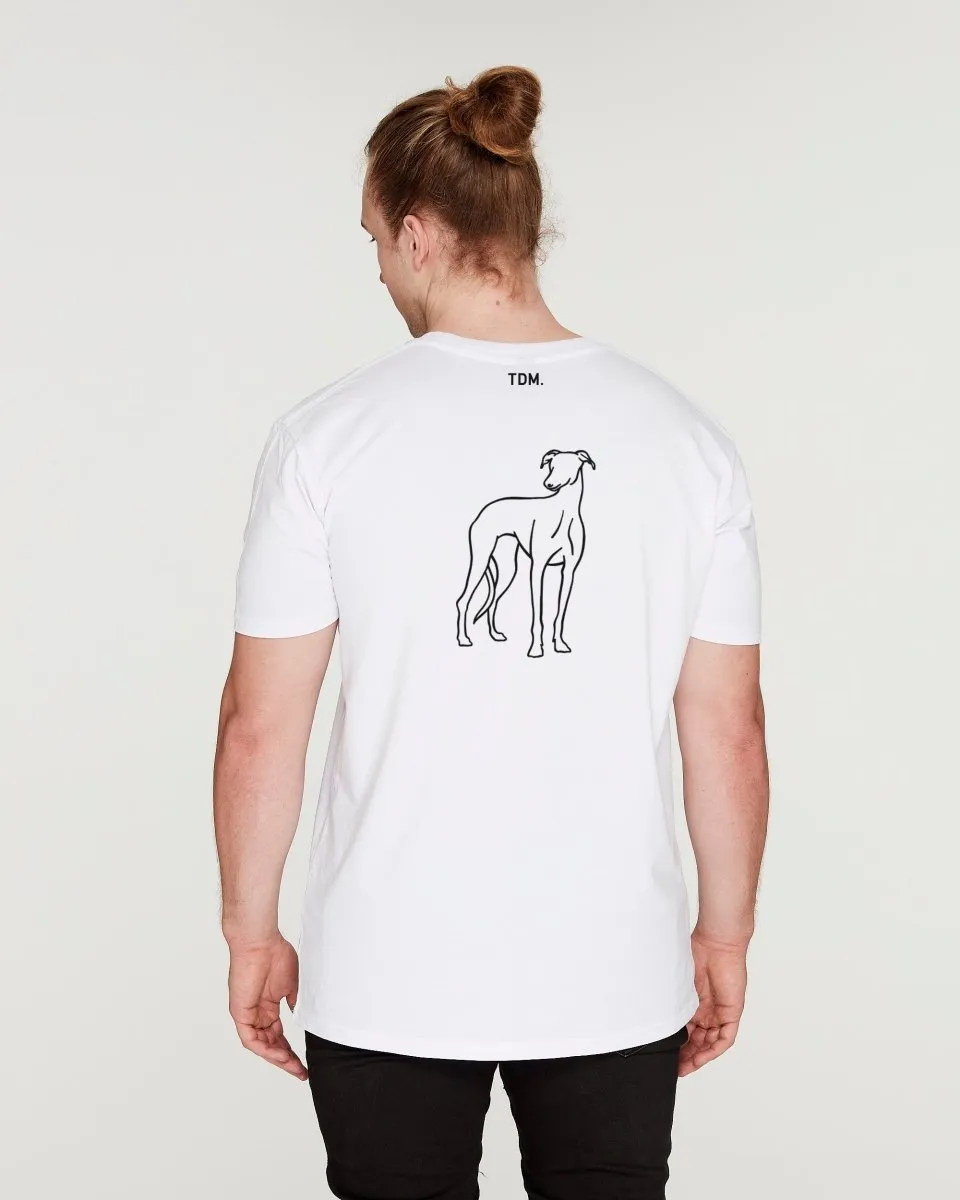 Greyhound Dad Illustration: T-Shirt