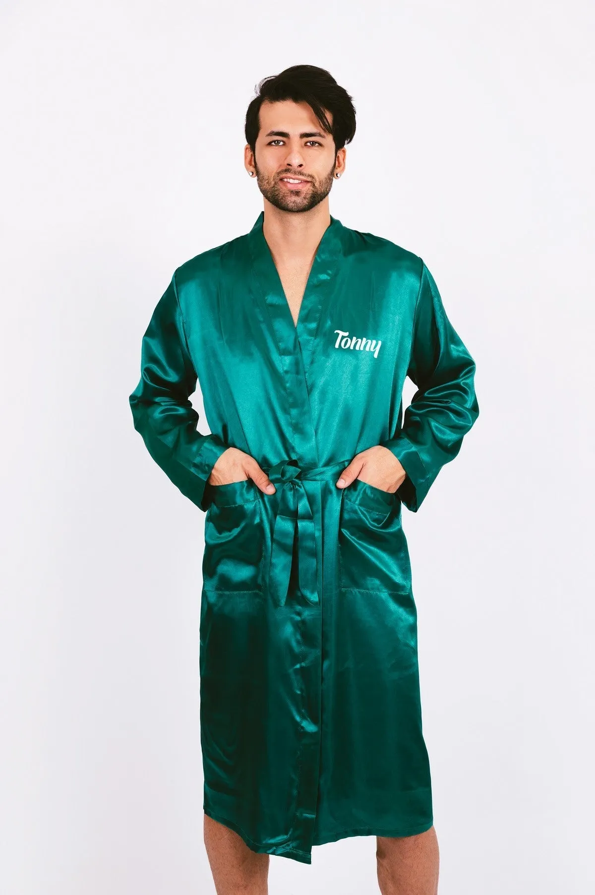 Groomsmen Satin Robes- Script Vinyl