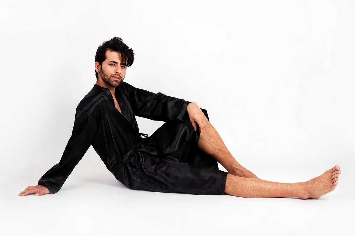 Groomsmen Satin Robes- Script Vinyl