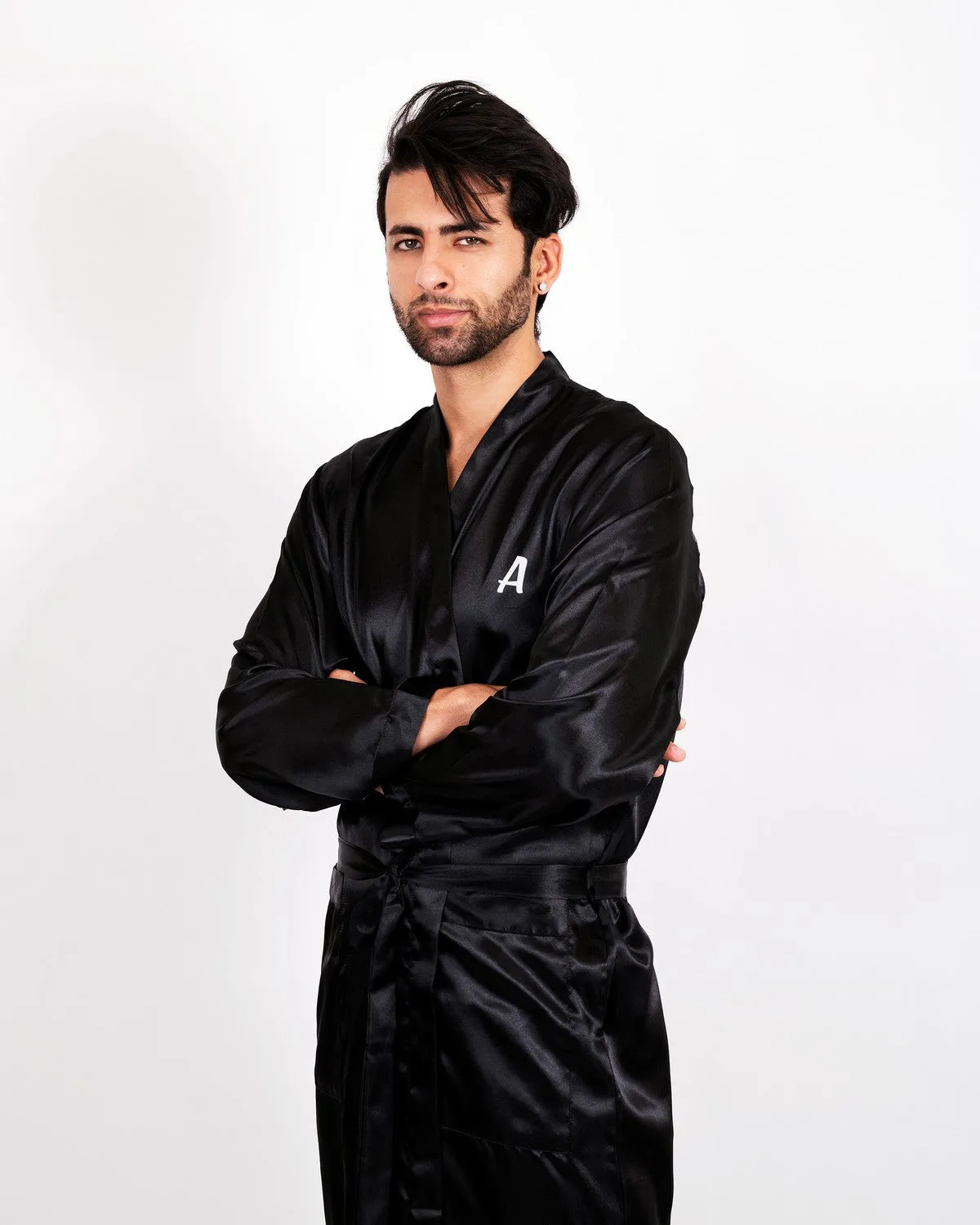 Groomsmen Satin Robes- Script Vinyl