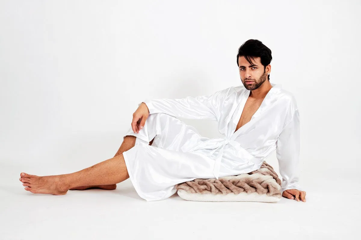 Groomsmen Satin Robes- Script Vinyl