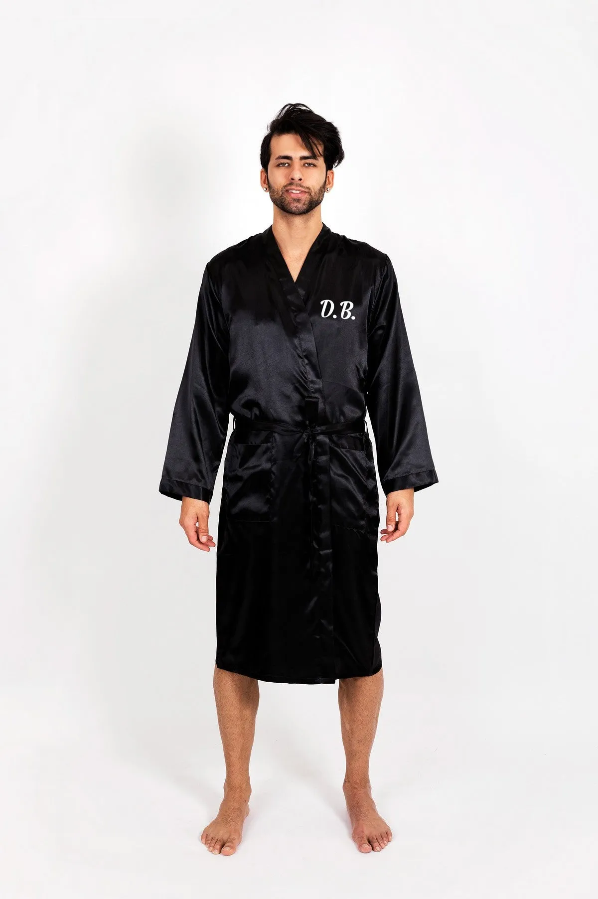 Groomsmen Satin Robes- Script Vinyl