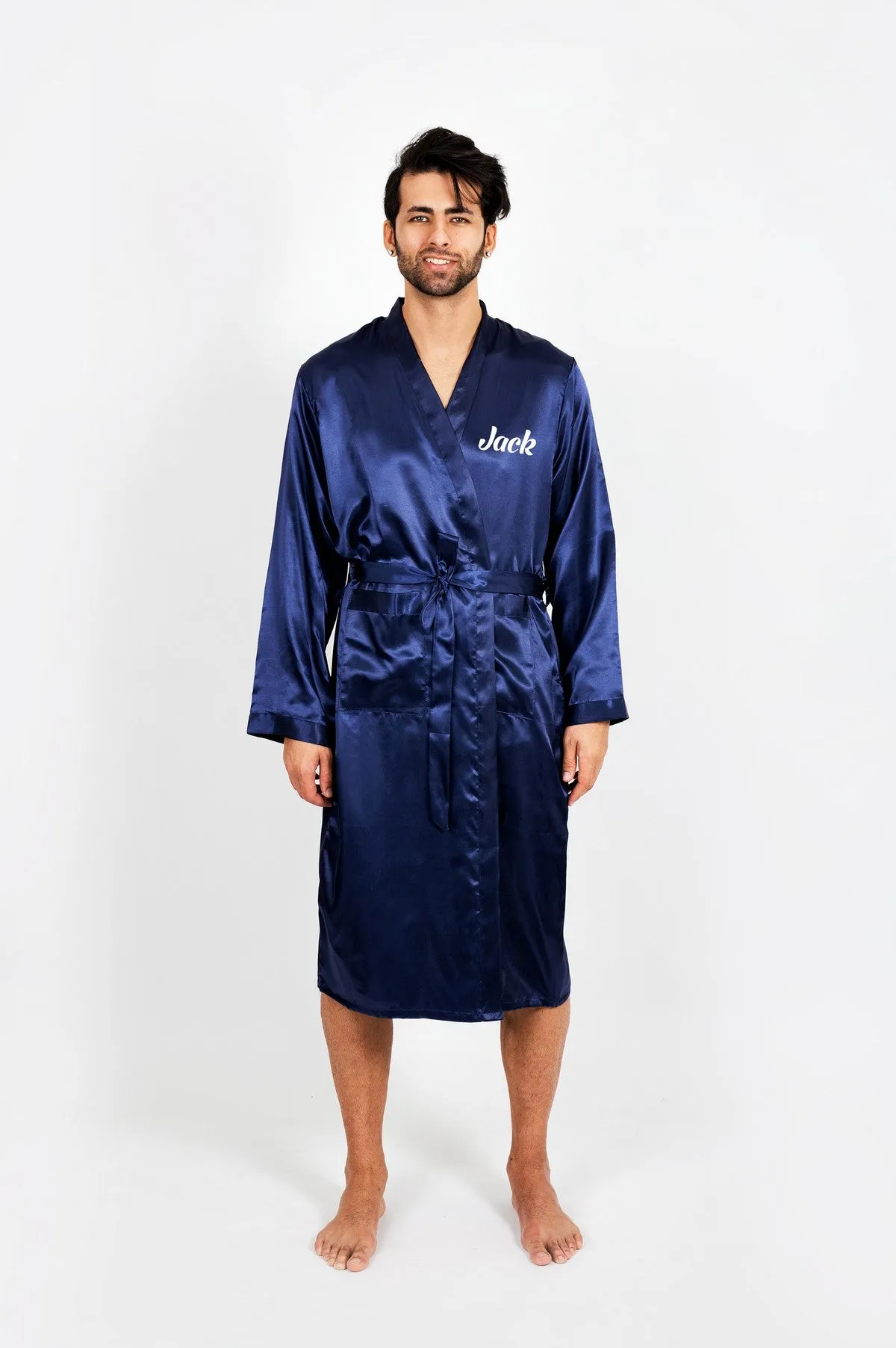 Groomsmen Satin Robes- Script Vinyl
