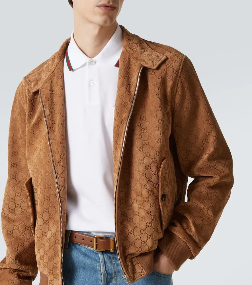 Gucci GG suede blouson