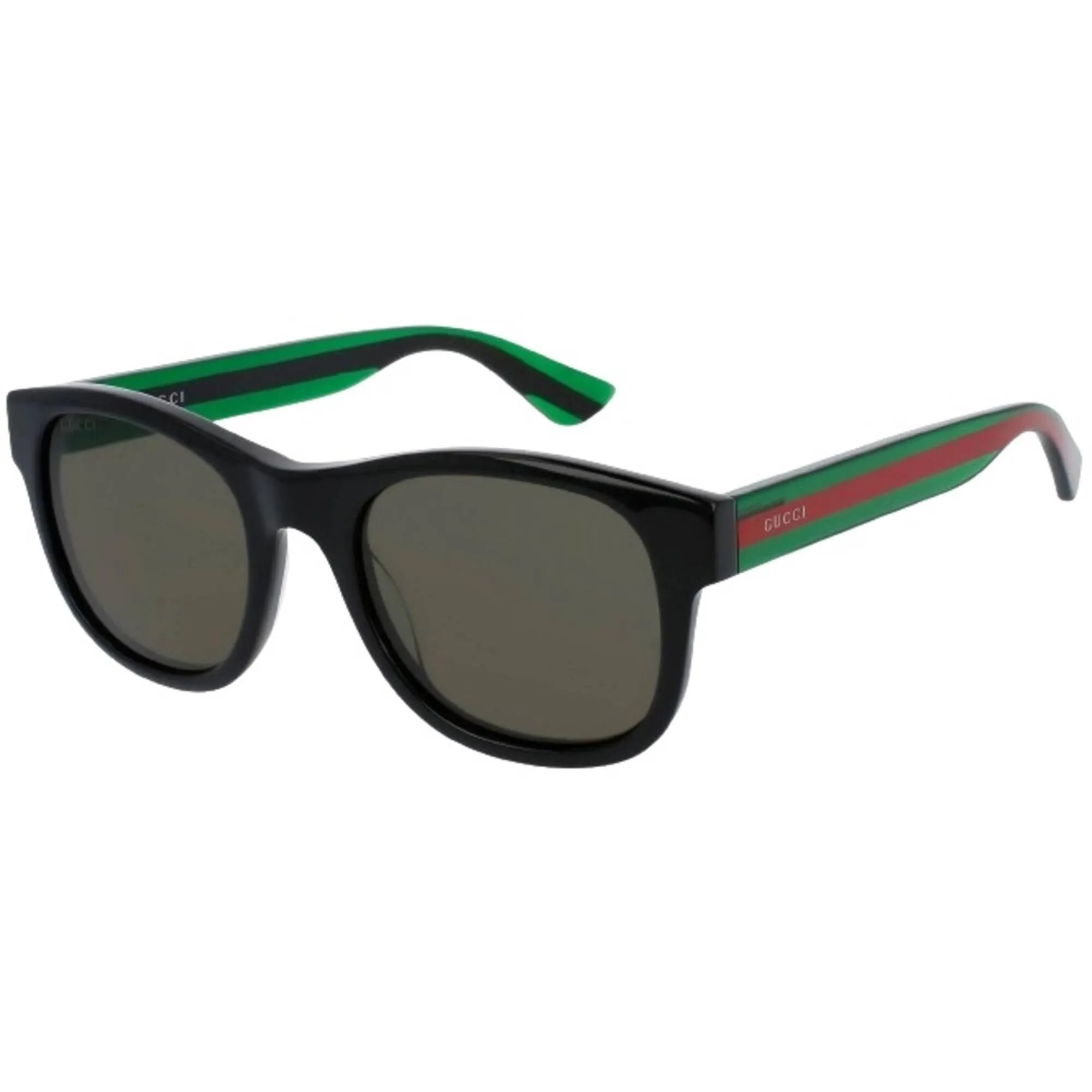 Gucci Men's Sunglasses Black Fixed Nose Pads Full Rim Square Frame | GG0003SN 002