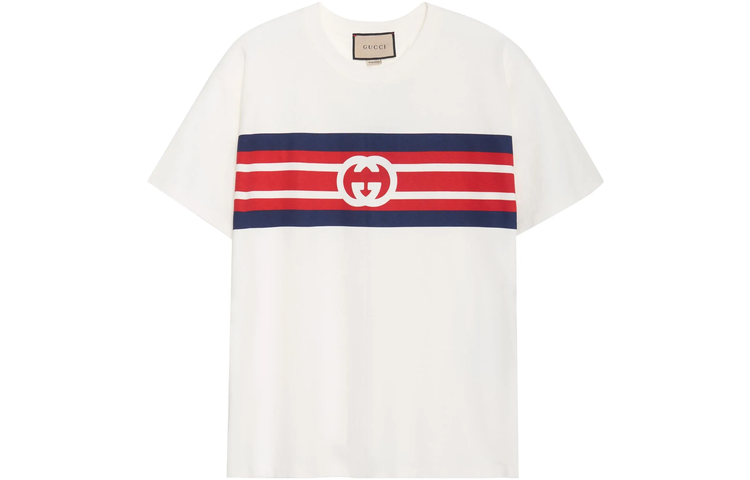 Gucci Men's T-shirt, milky
