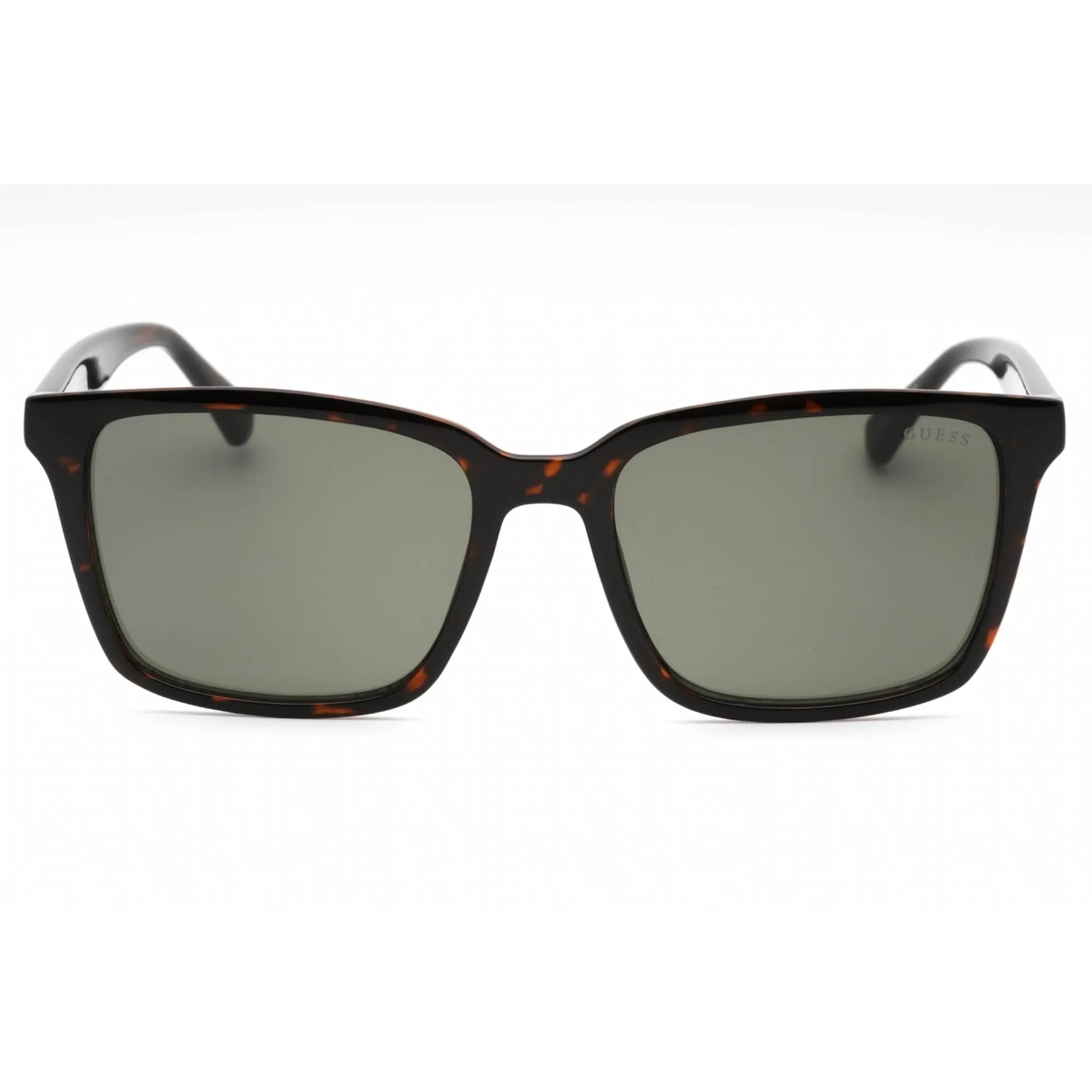Guess Factory Men's Sunglasses - Dark Havana Plastic Rectangular Frame | GF5097 52N