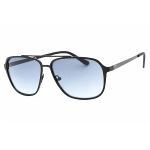 Guess Factory Men's Sunglasses - Matte Black Metal Aviator Shape Frame | GF0184 02W