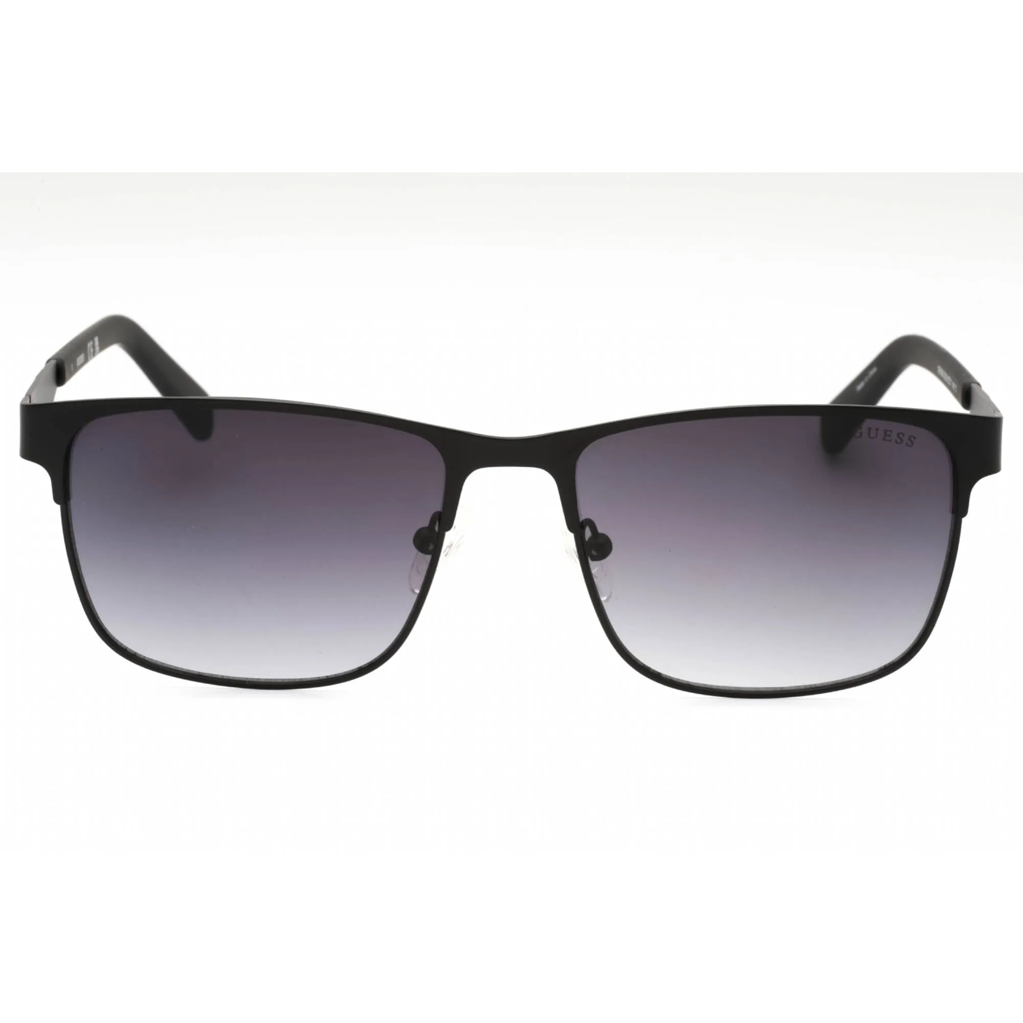 Guess Factory Men's Sunglasses - Matte Black Metal Rectangular Frame | GF5098 02B
