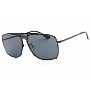 Guess Factory Men's Sunglasses - Matte Black Rectangular Metal Frame | GF0240 02A