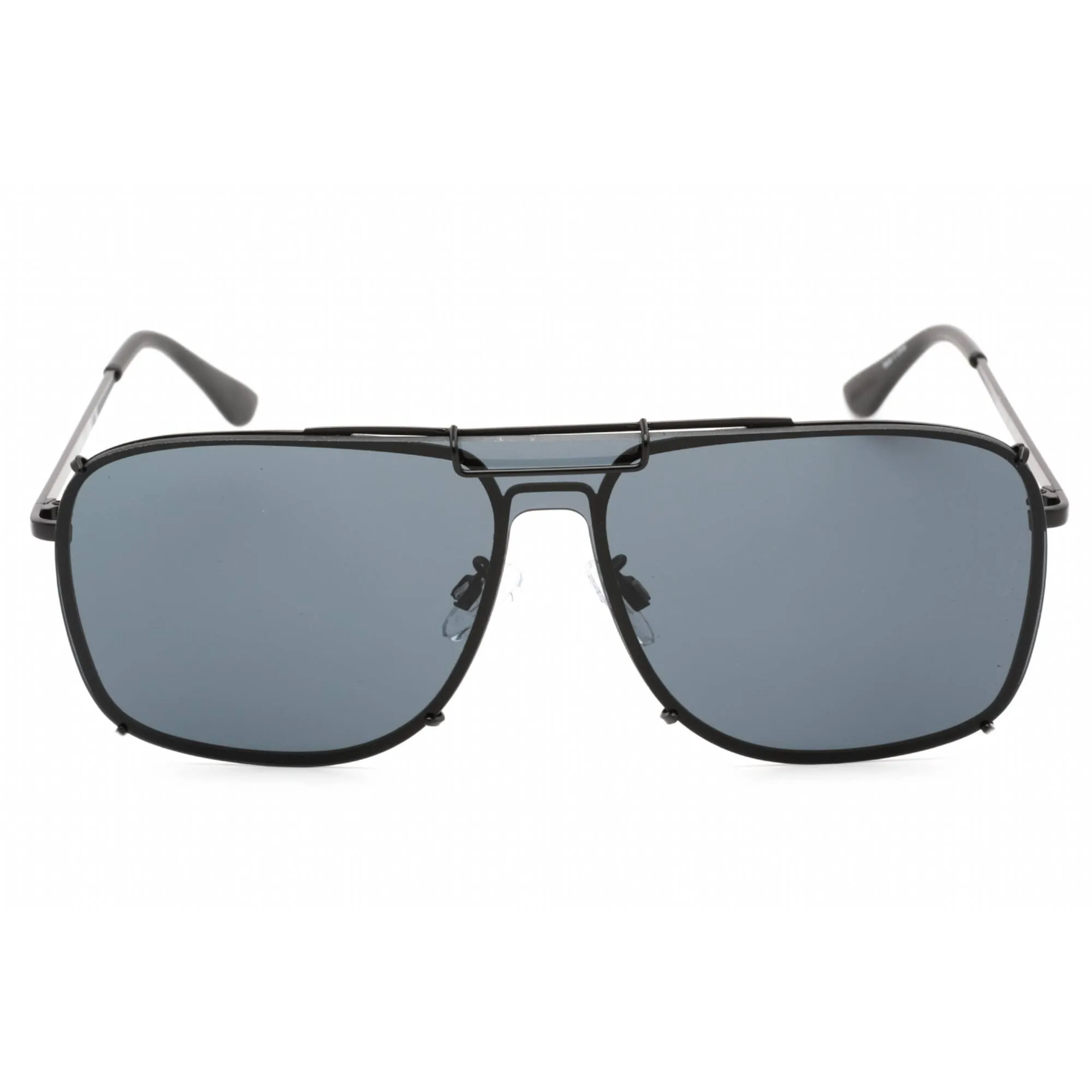 Guess Factory Men's Sunglasses - Matte Black Rectangular Metal Frame | GF0240 02A