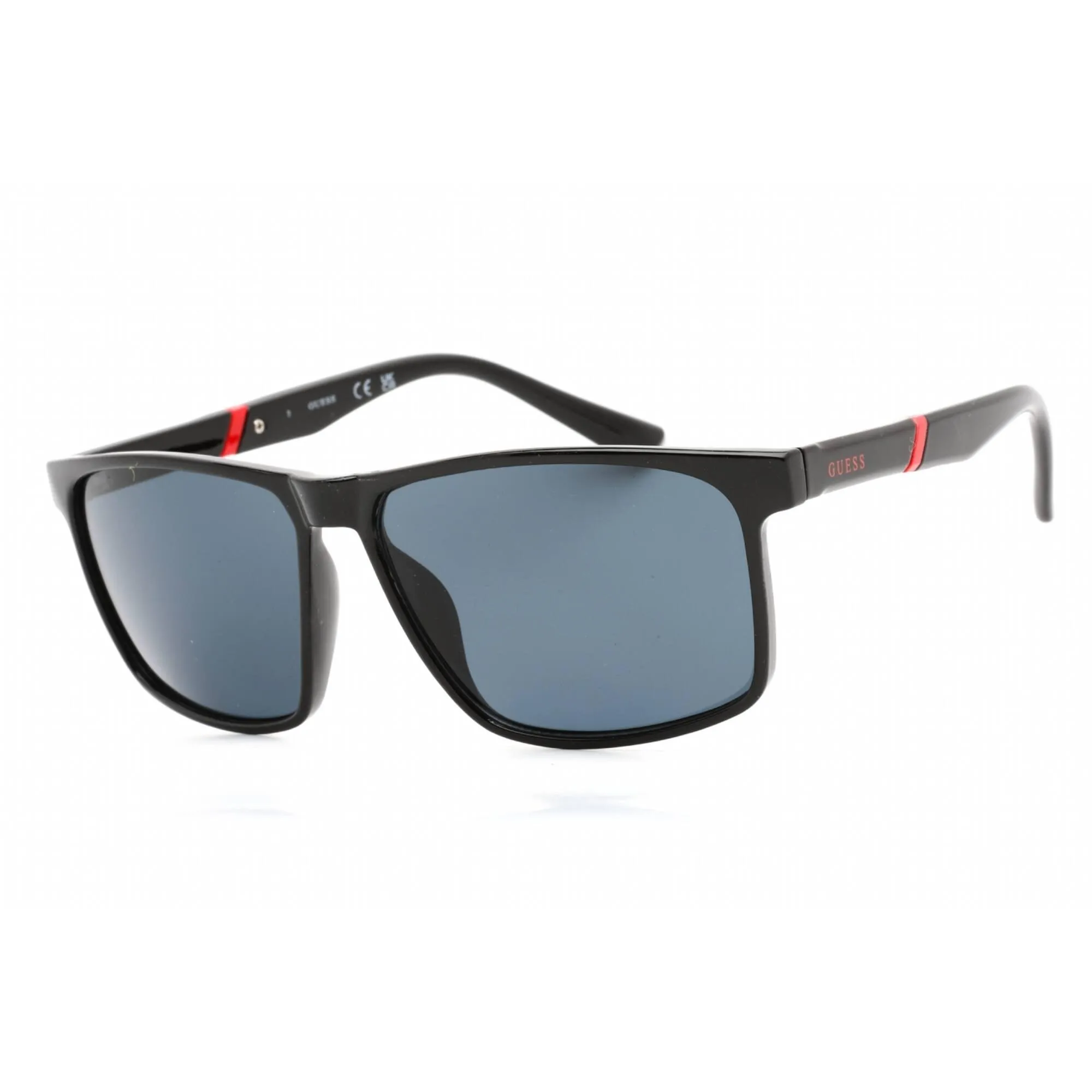 Guess Factory Men's Sunglasses - Shiny Black Full Rim Square Shape Frame | GF0255 01A