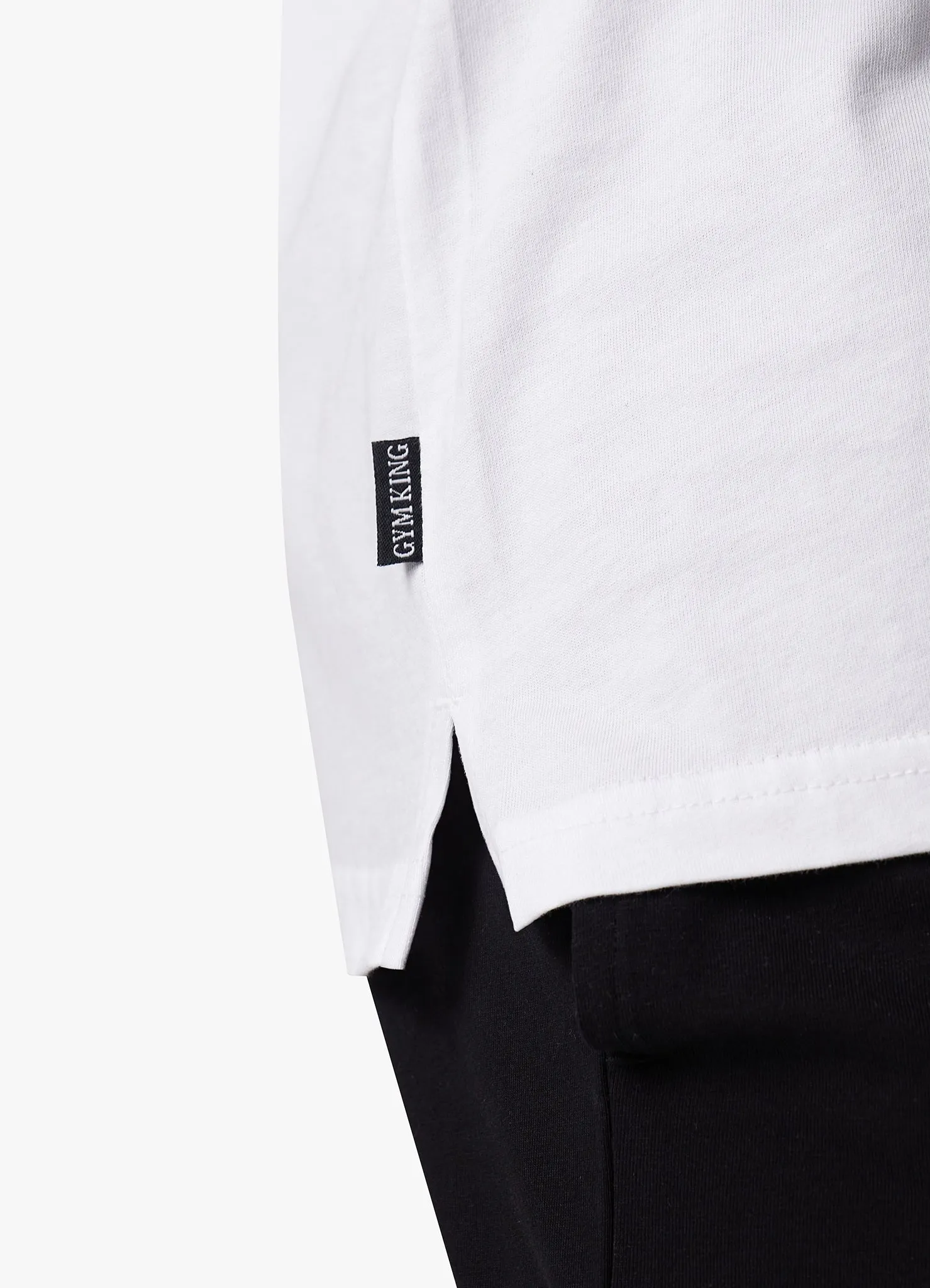 Gym King Stringer Jersey Vest - White