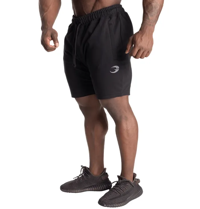 GYMWARS ATHLETIC CASUAL WORKOUT SHORTS WITH ZIPPER POCKETS