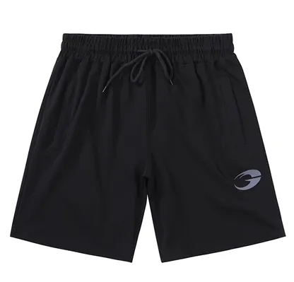 GYMWARS ATHLETIC CASUAL WORKOUT SHORTS WITH ZIPPER POCKETS