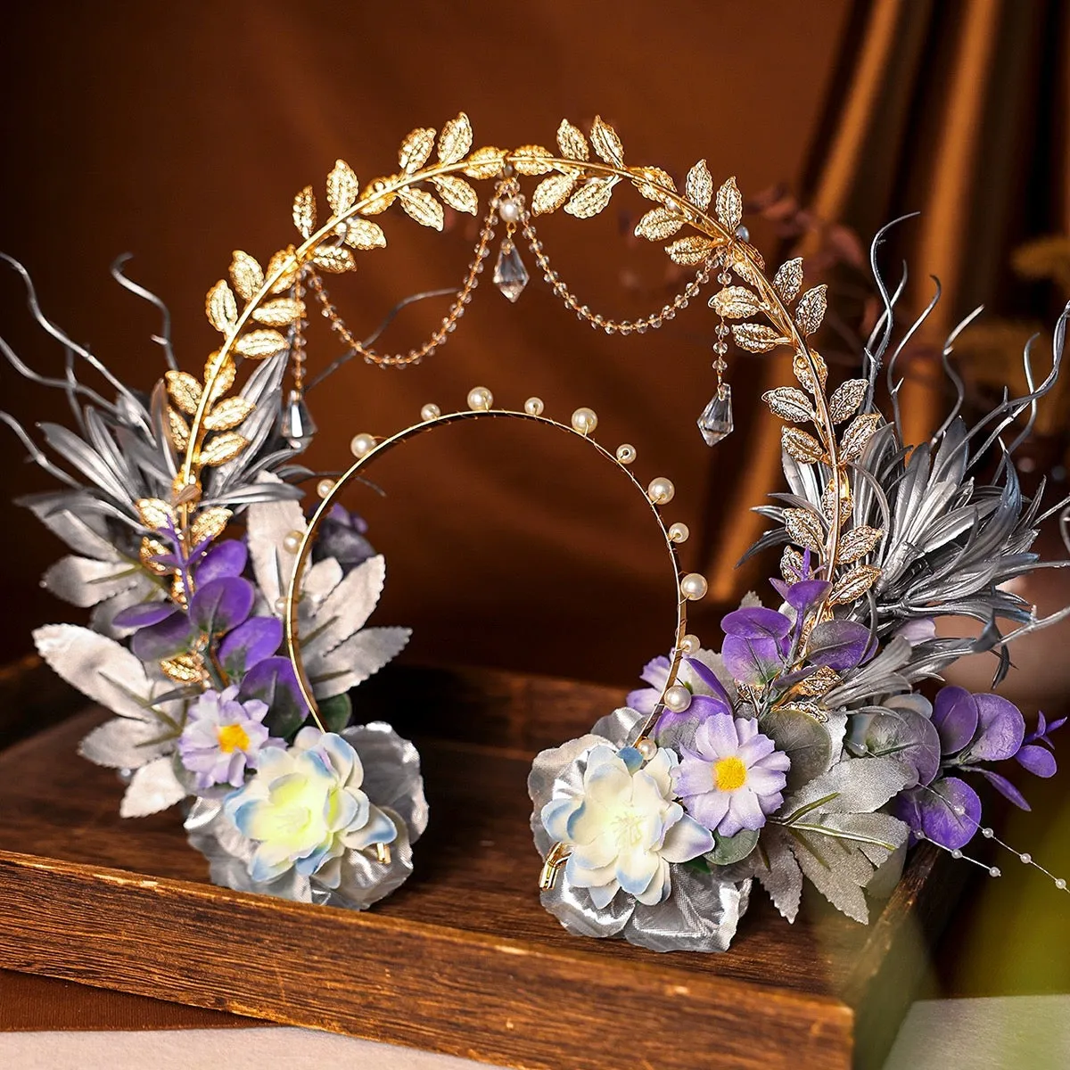 Hairband: Grey Rose