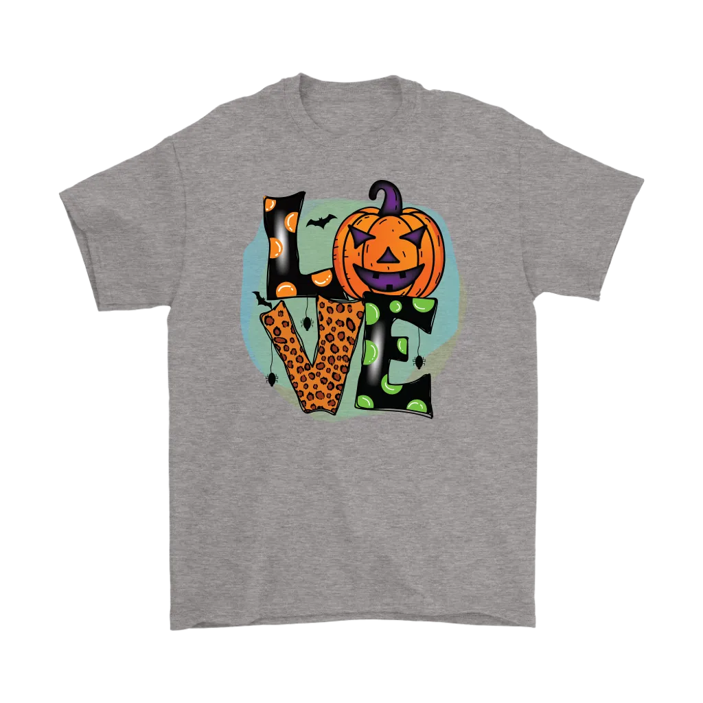 Halloween LOVE Men's and Women's T-Shirts