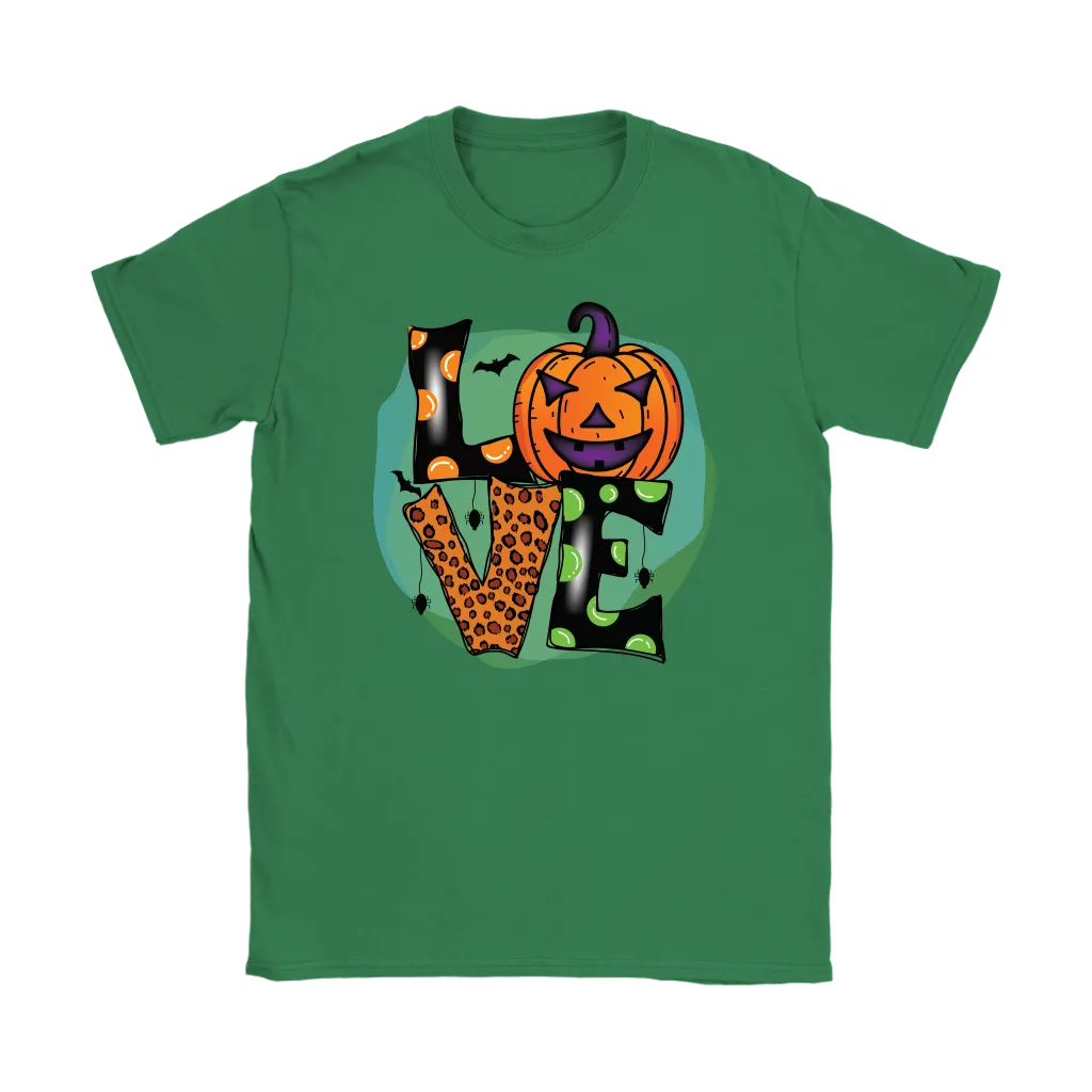 Halloween LOVE Men's and Women's T-Shirts