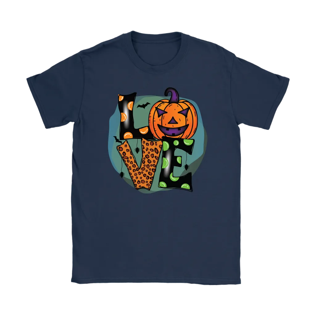 Halloween LOVE Men's and Women's T-Shirts