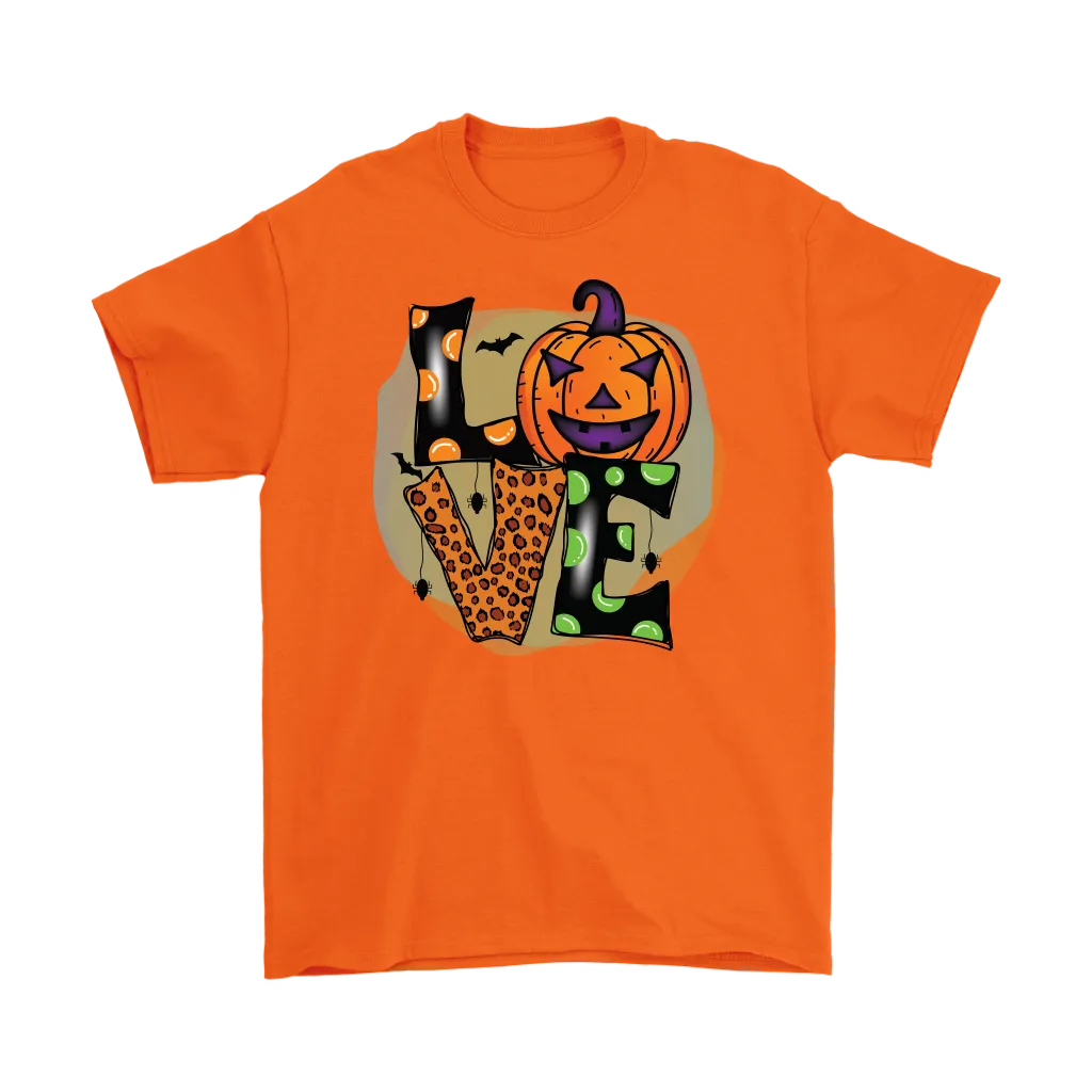 Halloween LOVE Men's and Women's T-Shirts
