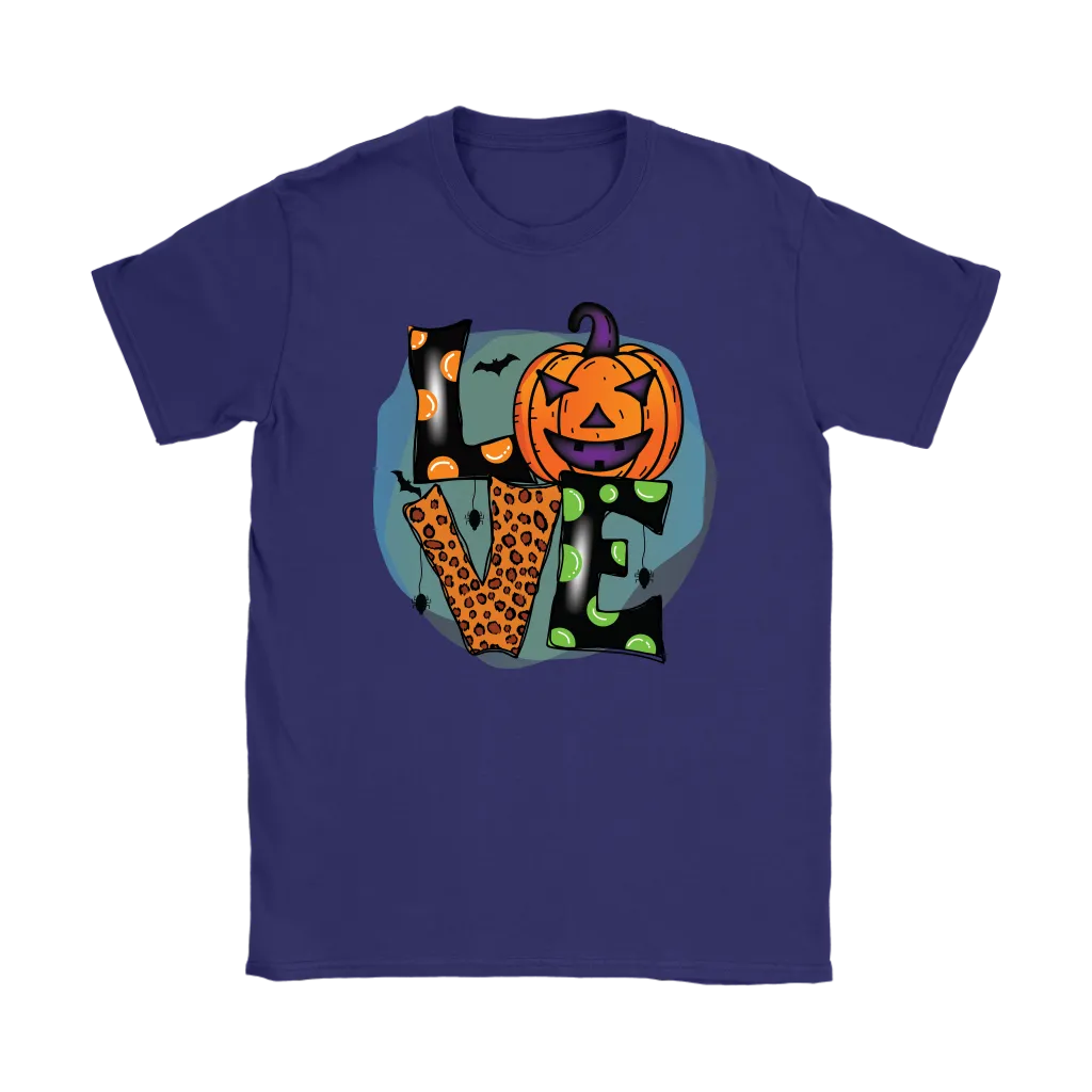 Halloween LOVE Men's and Women's T-Shirts
