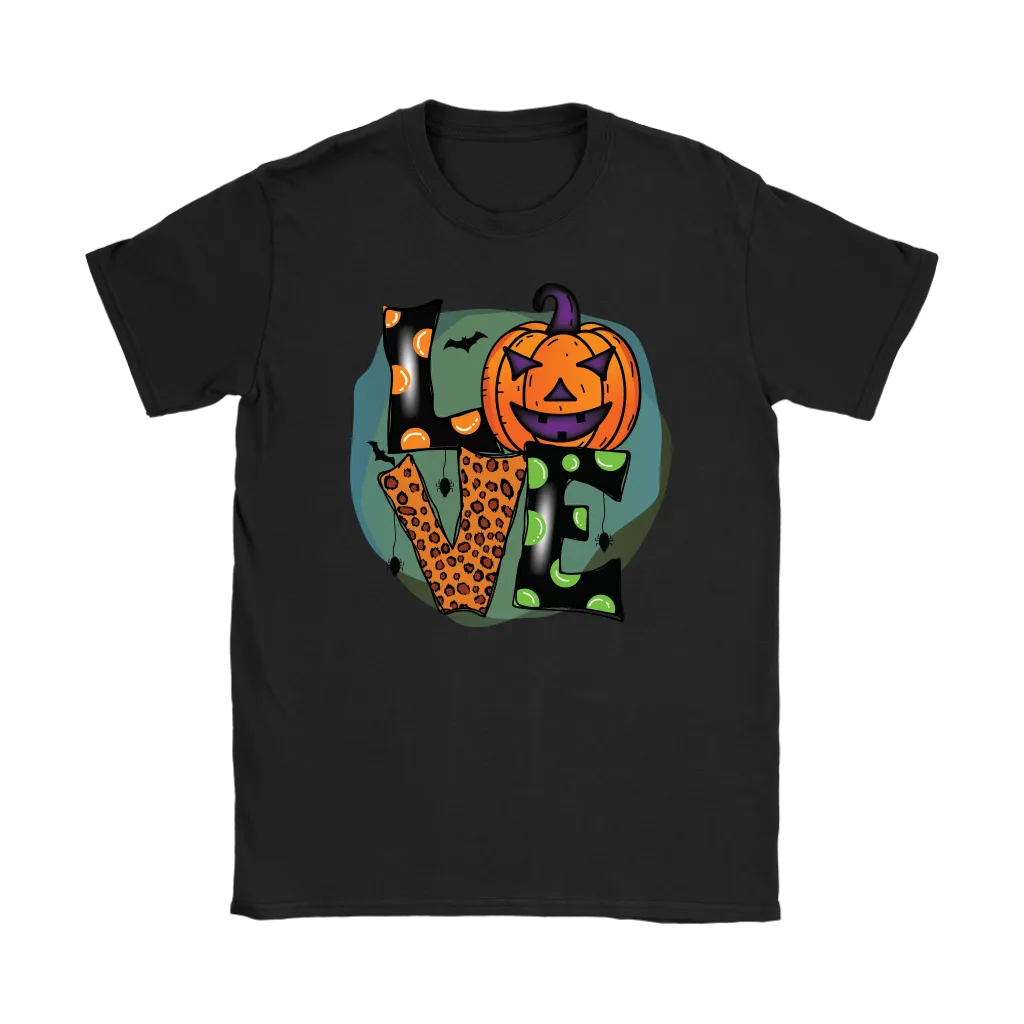 Halloween LOVE Men's and Women's T-Shirts