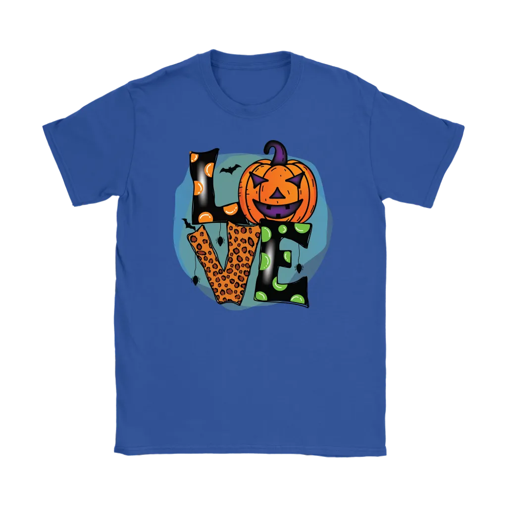 Halloween LOVE Men's and Women's T-Shirts