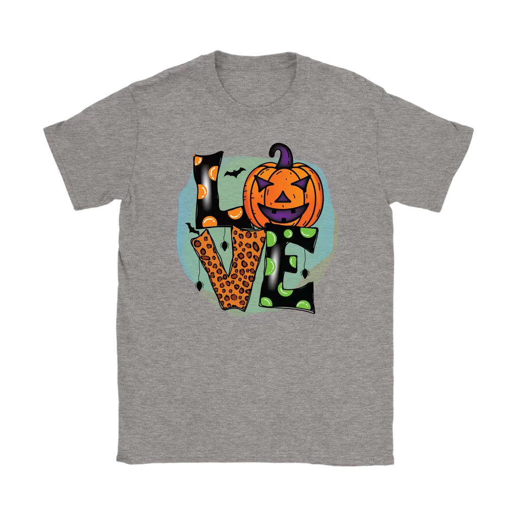 Halloween LOVE Men's and Women's T-Shirts