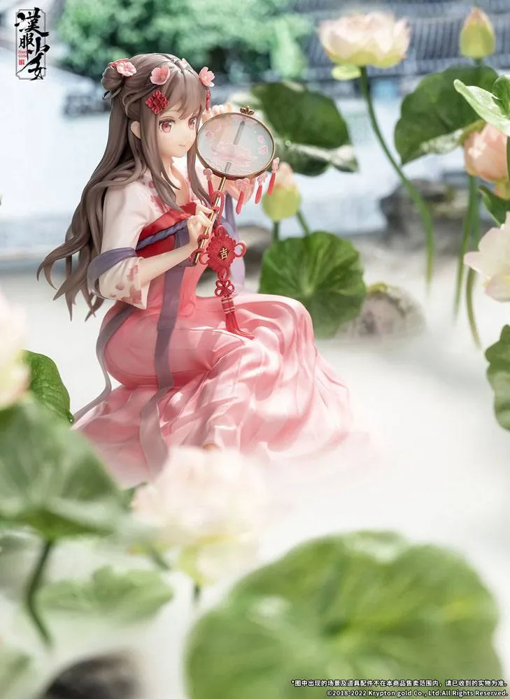 Hanfu Girls Statue 1/7 Lotus Reflection 14 Cm