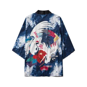 Hanfu Ukiyo-e Crane Haori