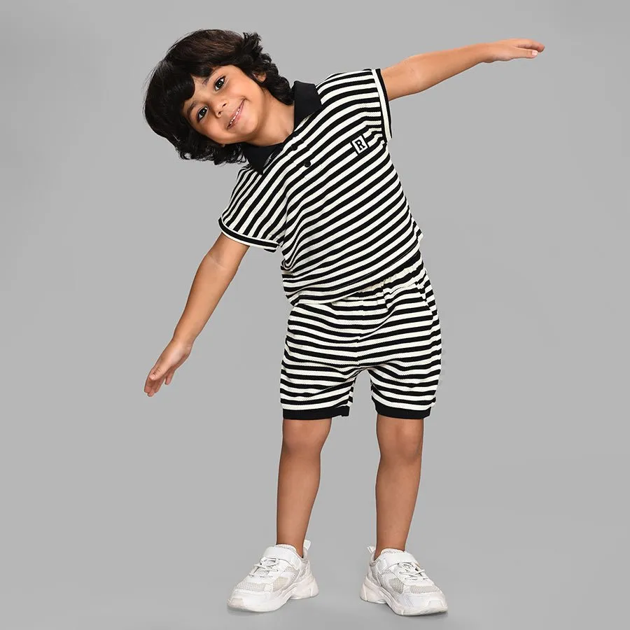 Happy Summer Jamie Striper T-Shirt & Shorts Set