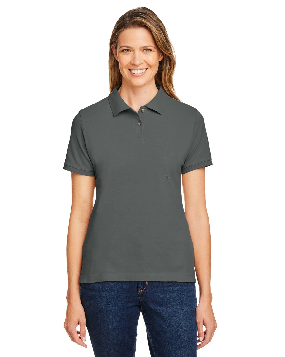 Harriton Ladies' Short-Sleeve Polo M200W