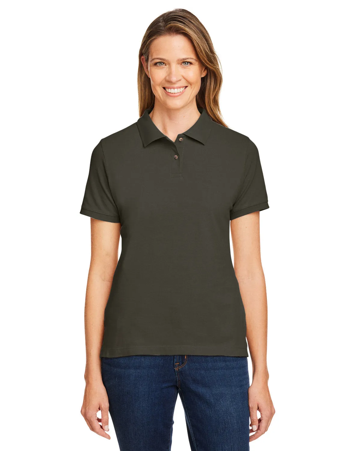 Harriton Ladies' Short-Sleeve Polo M200W
