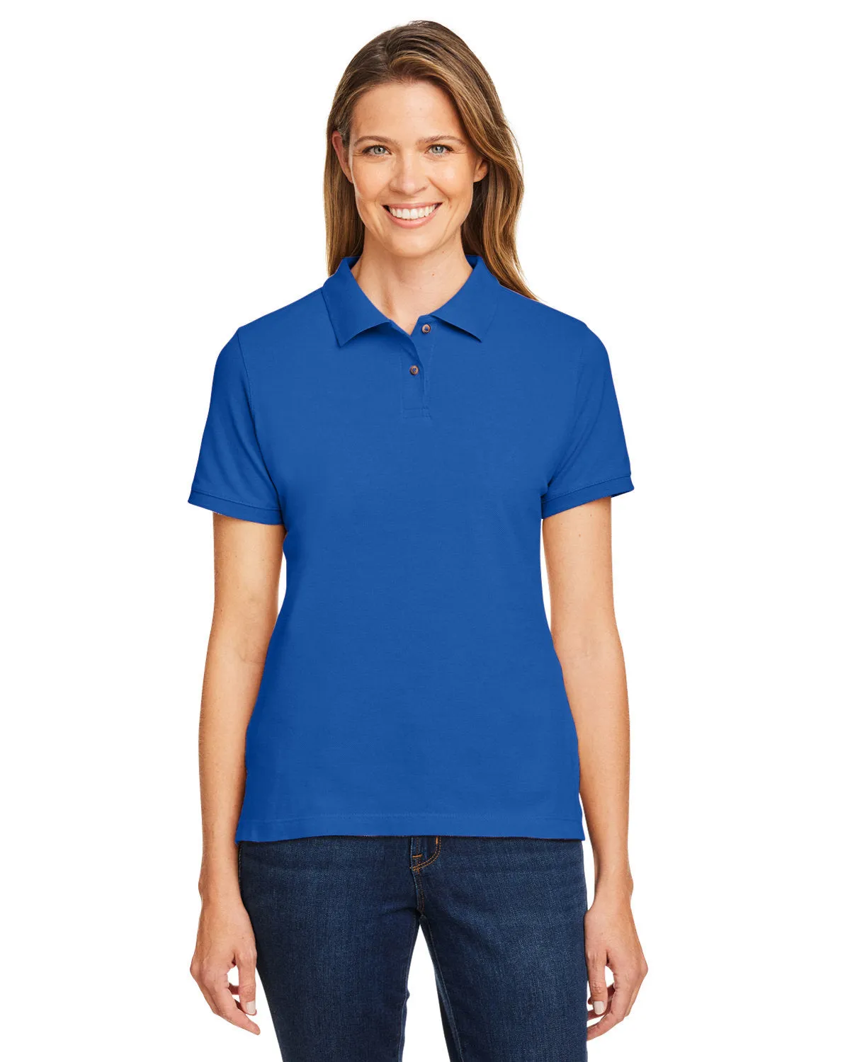 Harriton Ladies' Short-Sleeve Polo M200W