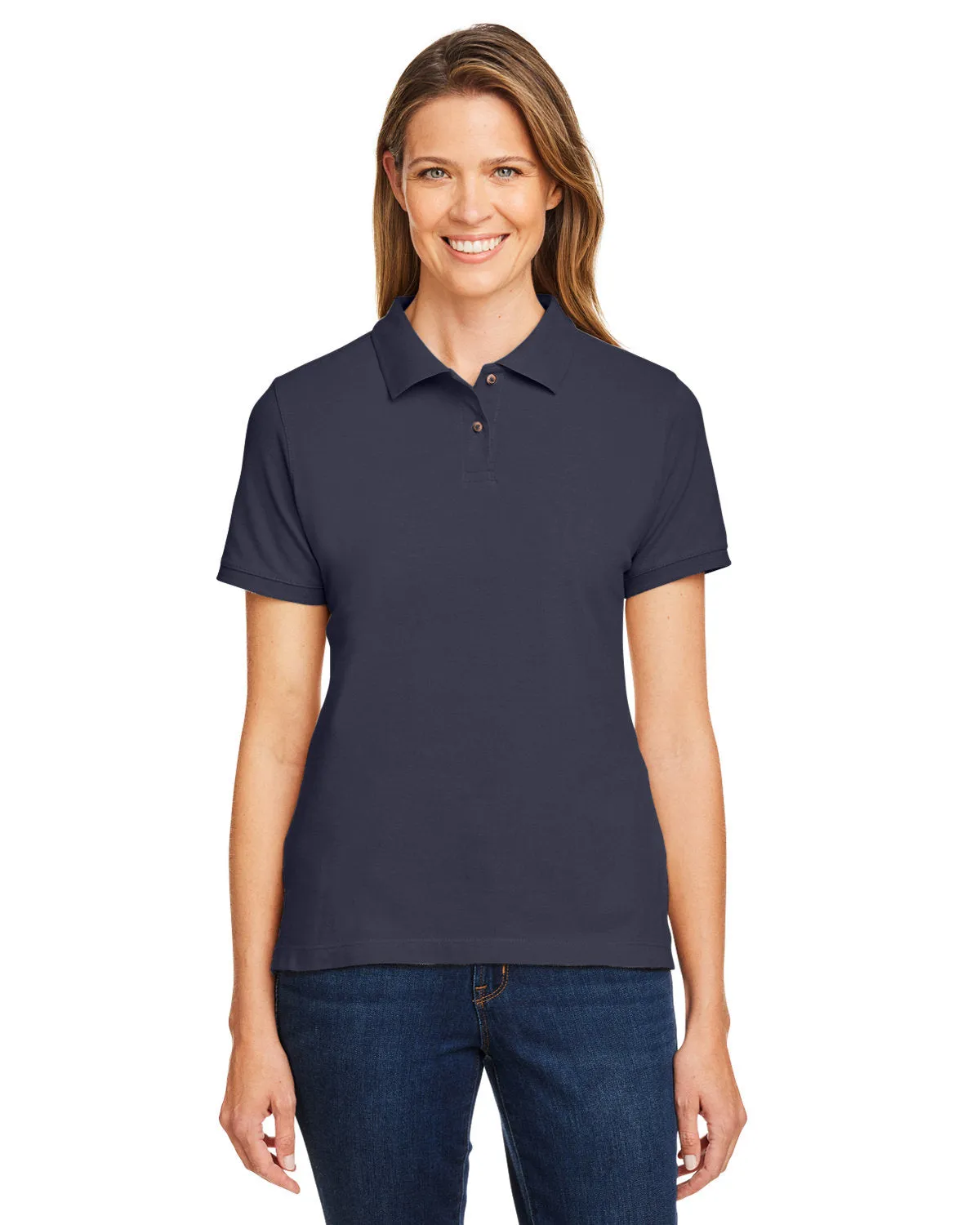 Harriton Ladies' Short-Sleeve Polo M200W