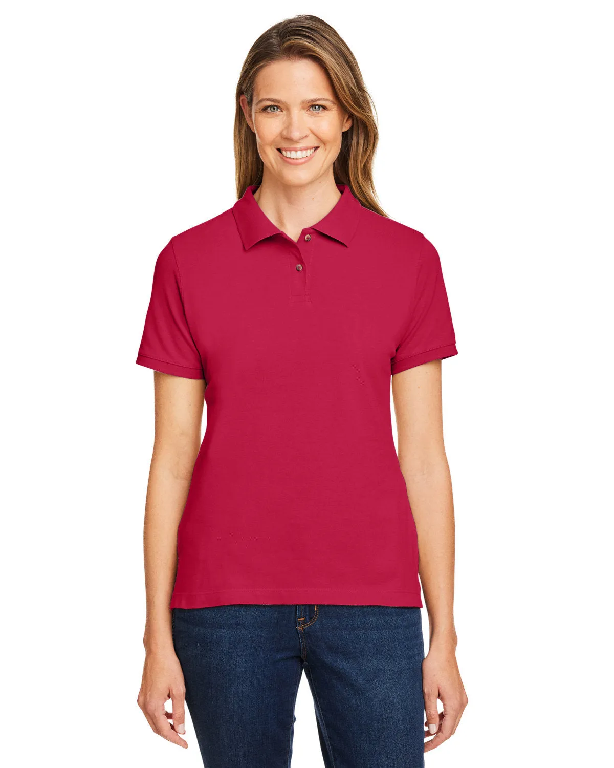 Harriton Ladies' Short-Sleeve Polo M200W