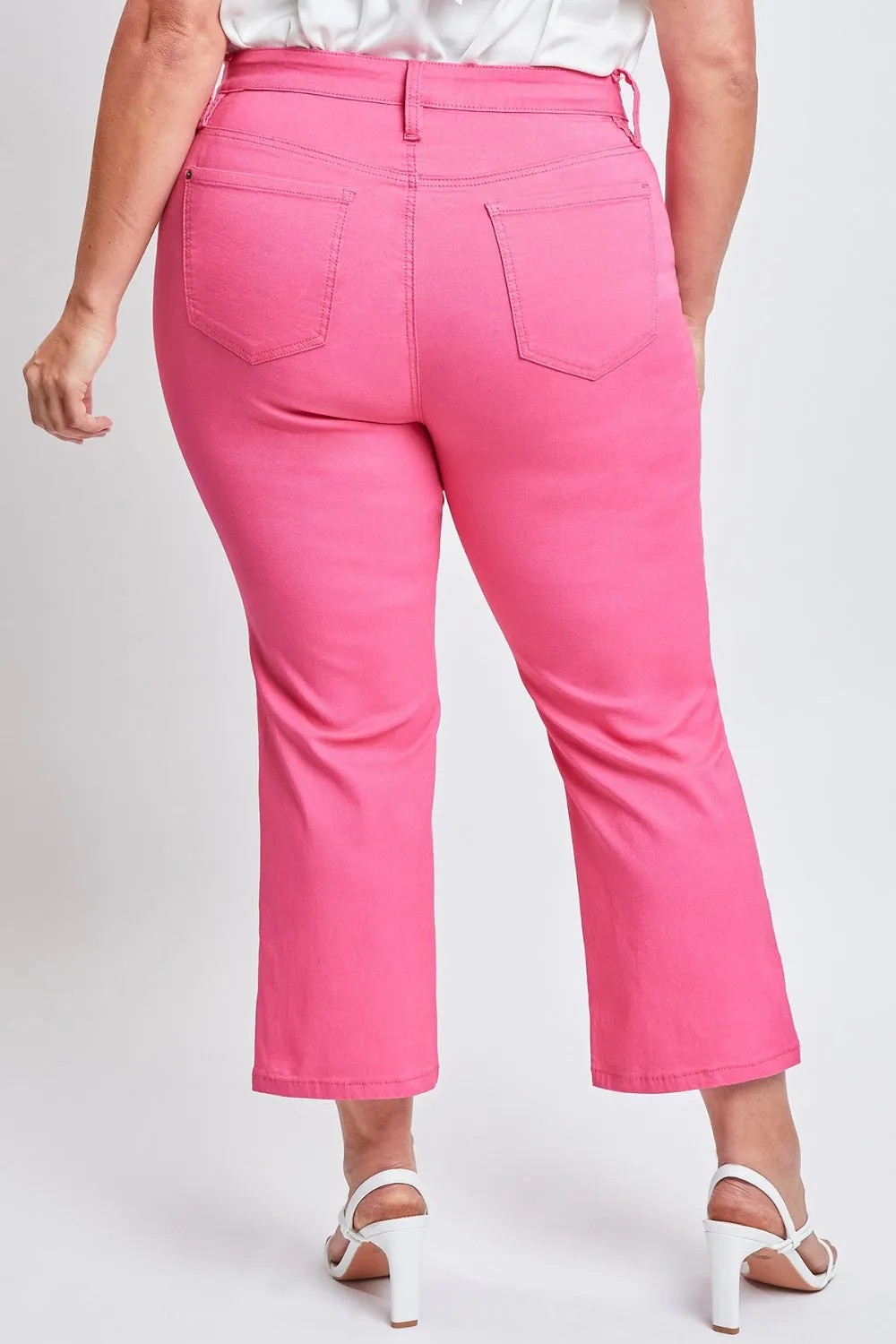 Hazel Blues® |  YMI Jeanswear Mid-Rise Hyperstretch Cropped Straight Pants
