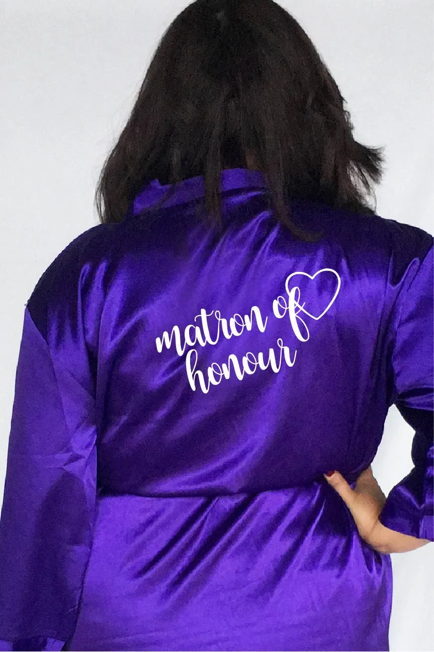 Heart Style - Matron of Honour Robe